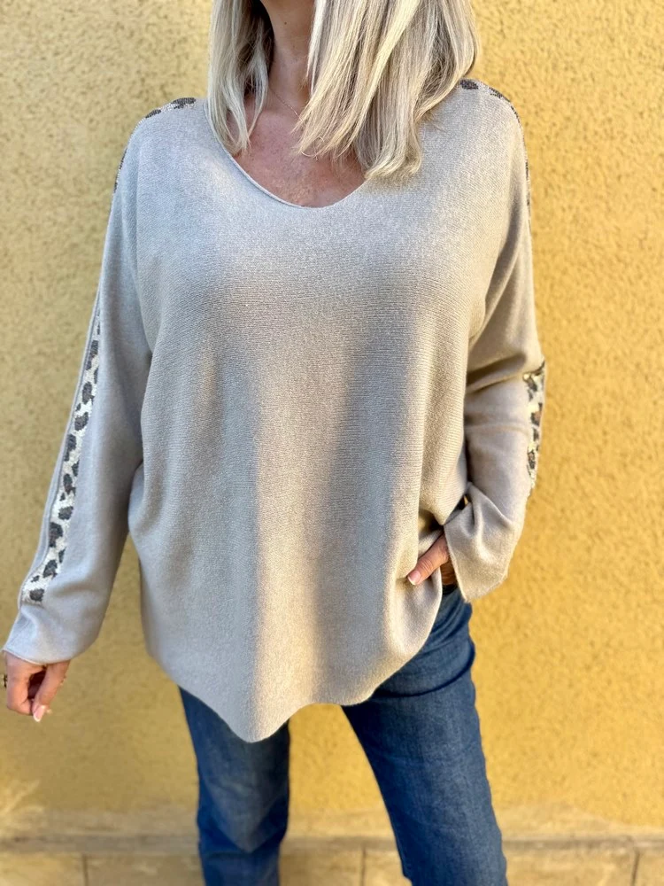Pull Alonzo beige