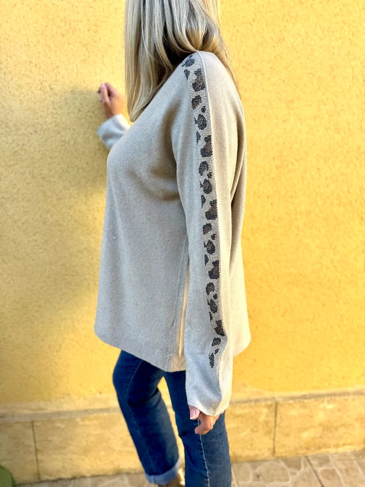 Pull Alonzo beige