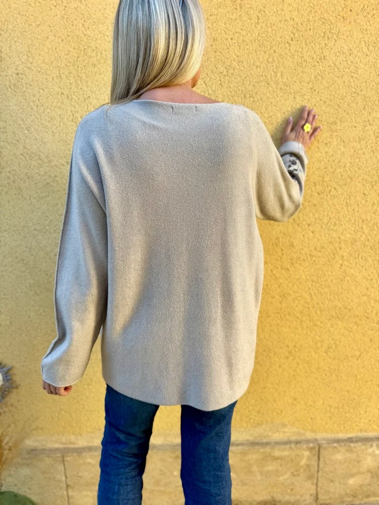 Pull Alonzo beige