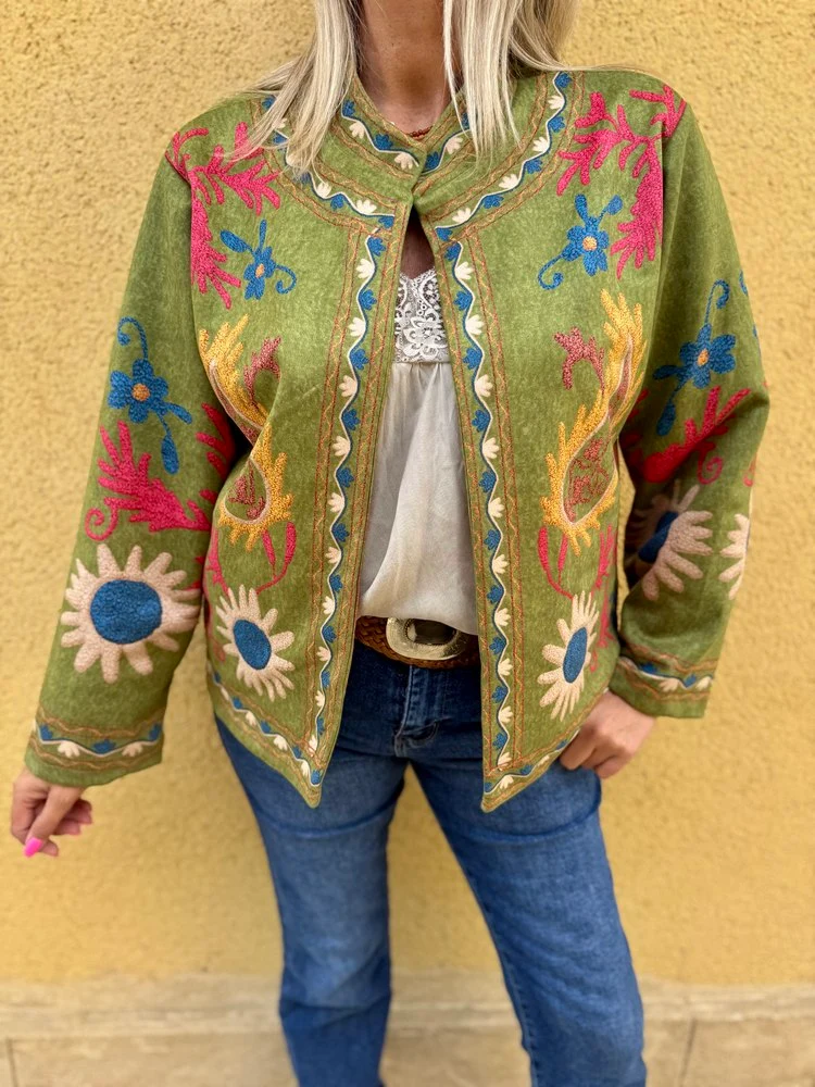 Veste Cristina vert olive