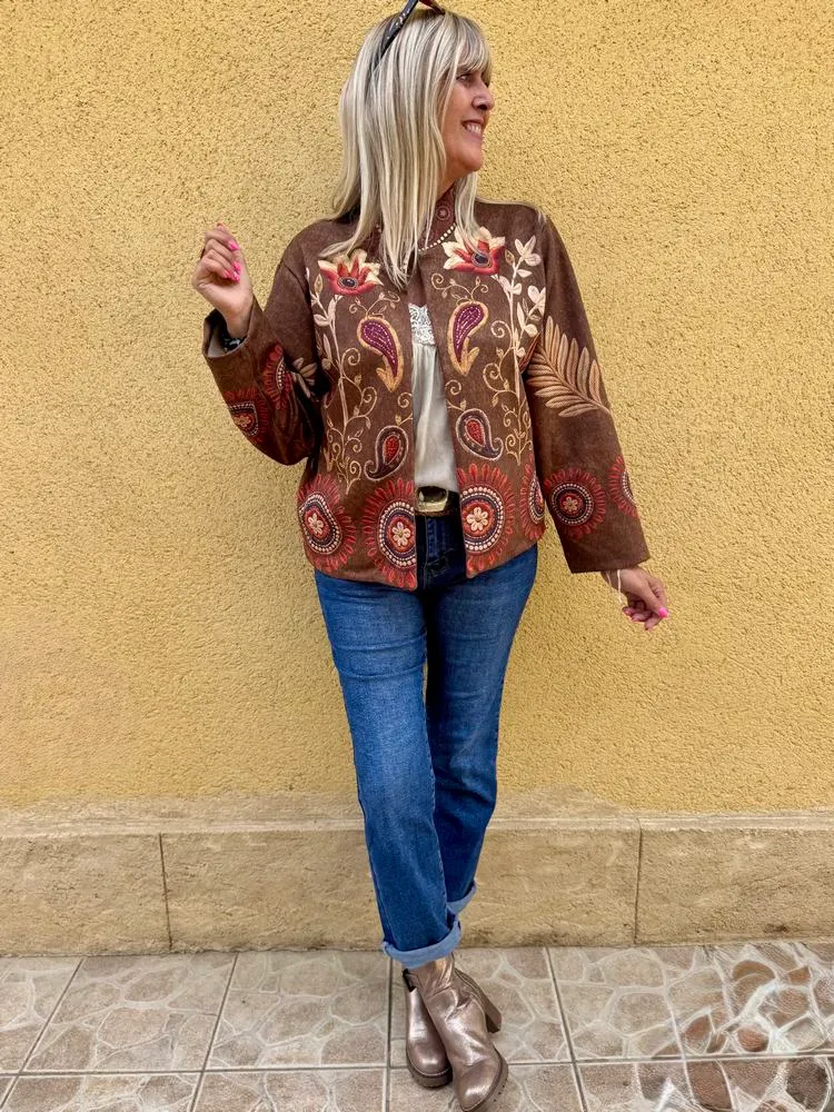 Veste Cristina chocolat