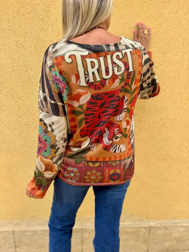 Pull fin brillant Enzo trust