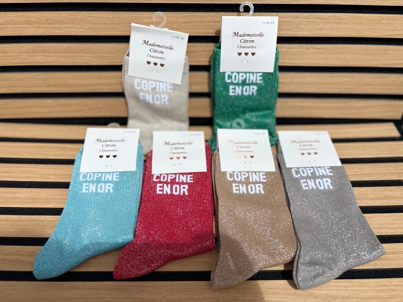 Chaussettes « Copine en or »