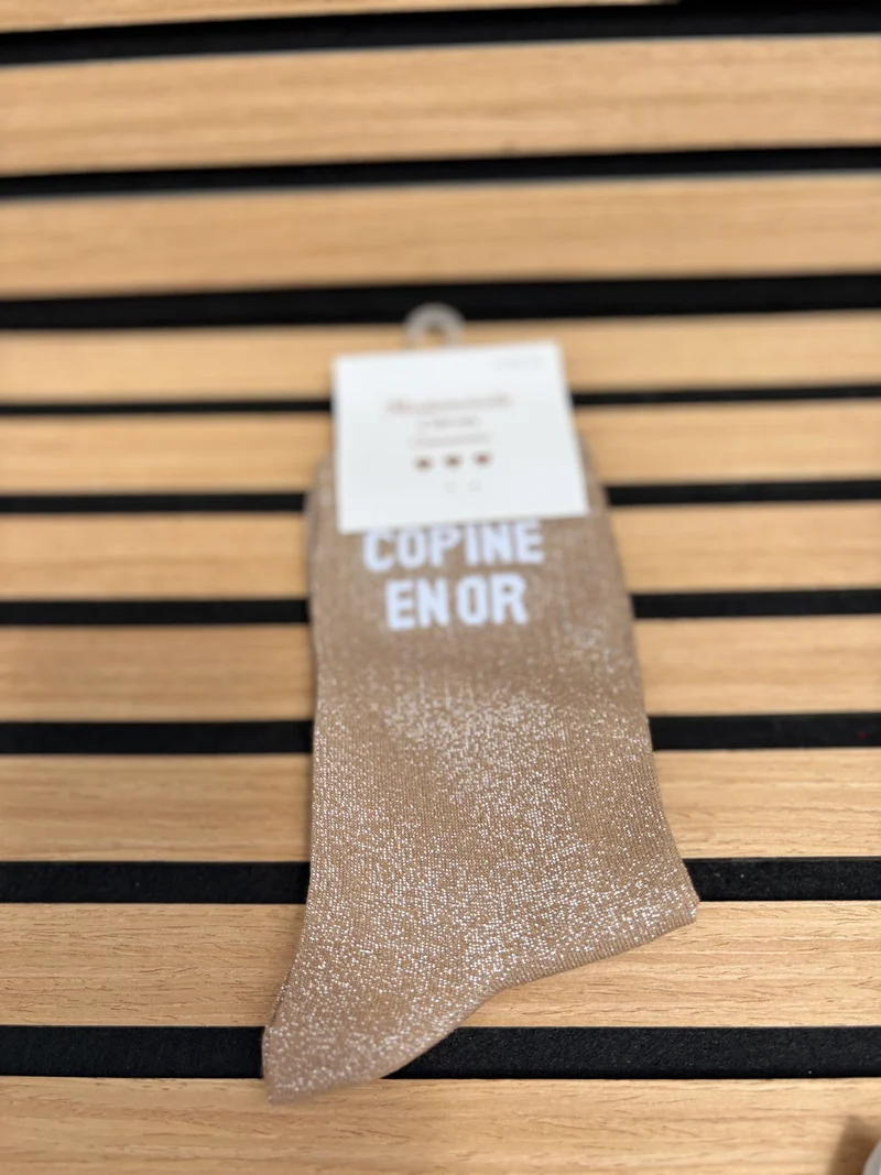 Chaussettes « Copine en or »