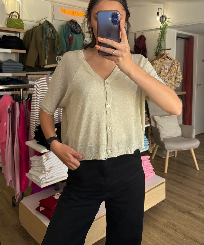 Gilet manches courtes