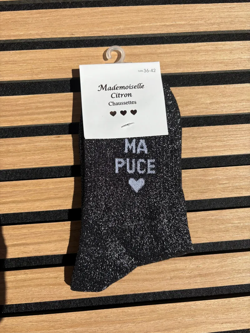 Chaussettes « Ma Puce »