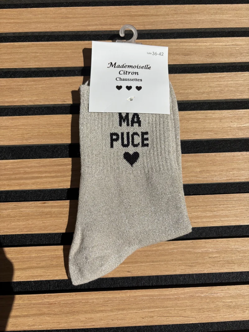 Chaussettes « Ma Puce »