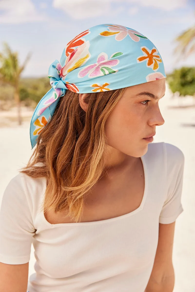 Foulard en soie Moana