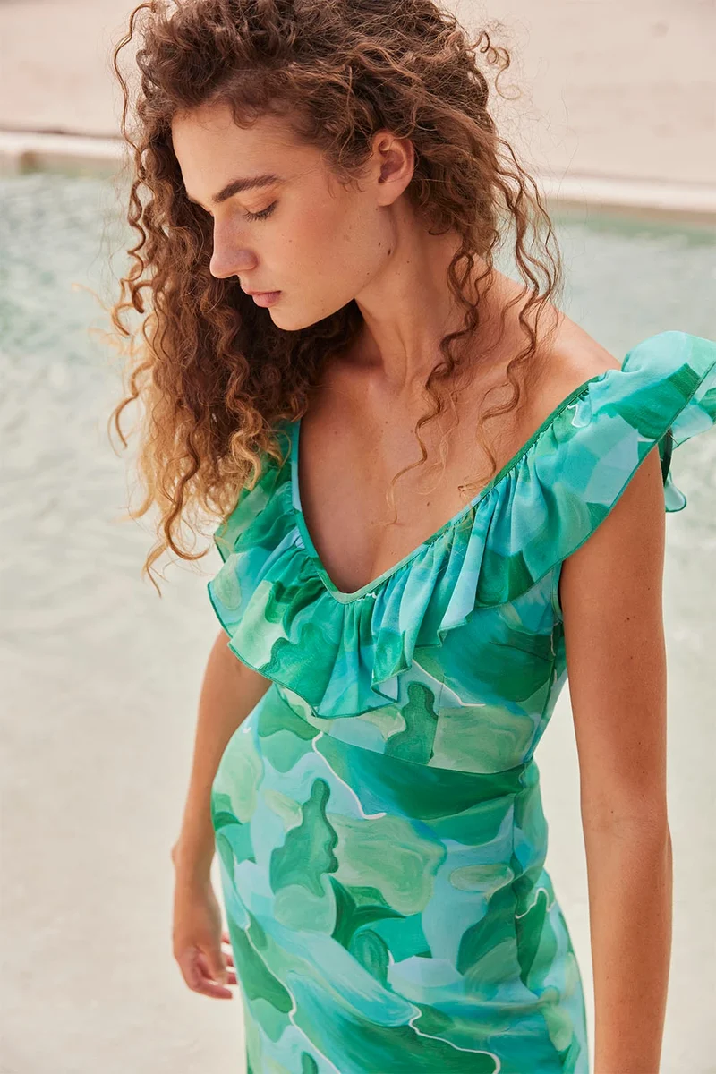 Robe Passiona en soie Provence