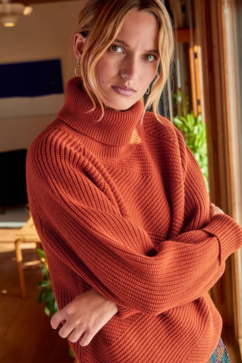 Pull L'Amoureuse Terre de Feu