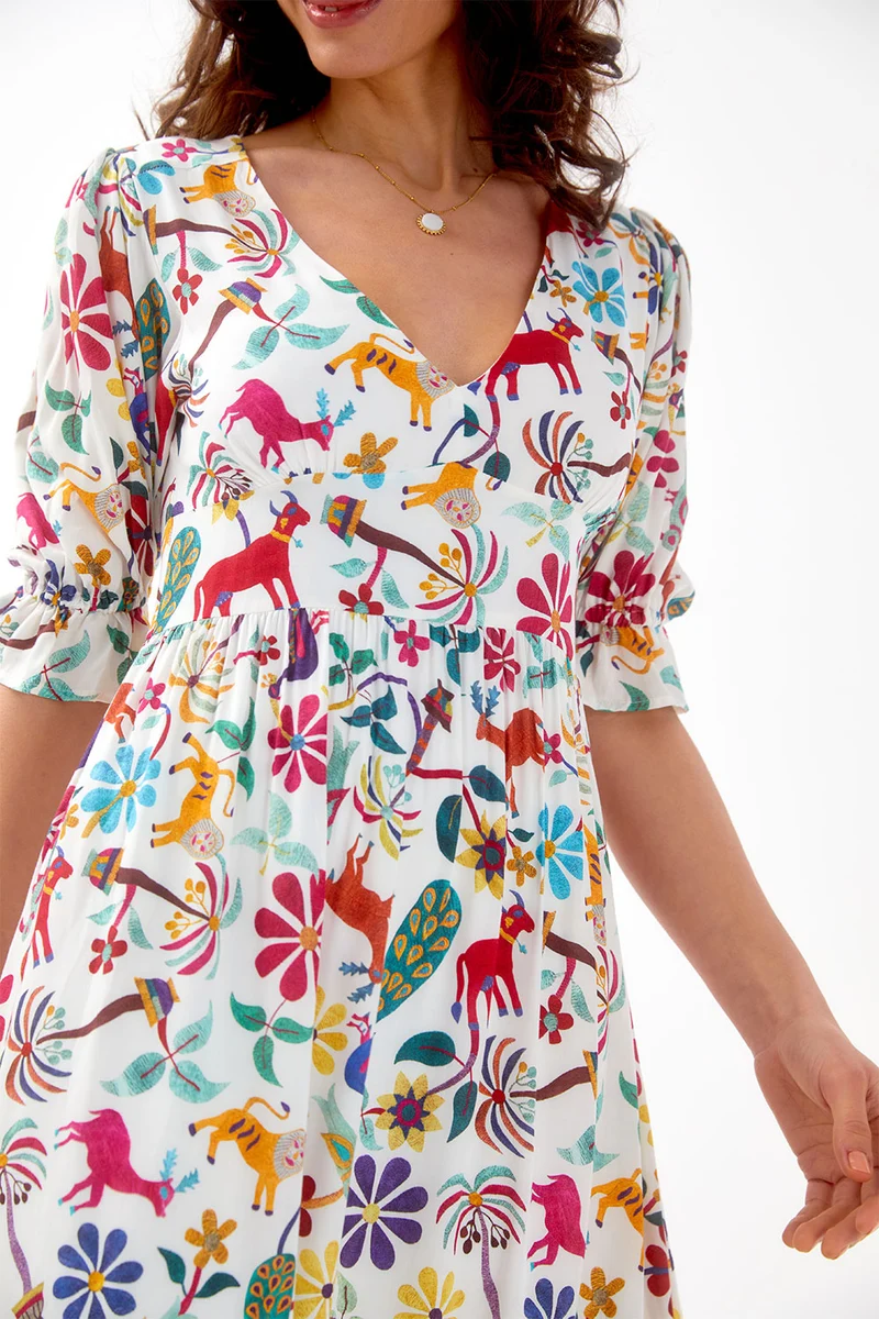 Robe Bohème imprimé Jaipur