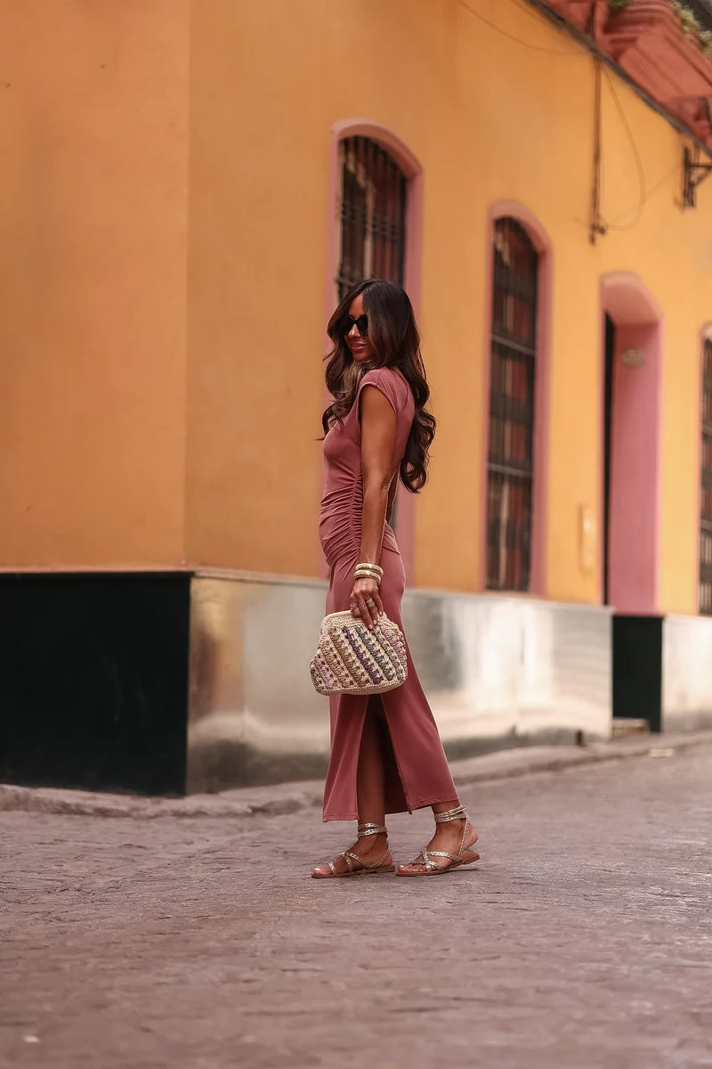 Robe Maia rose