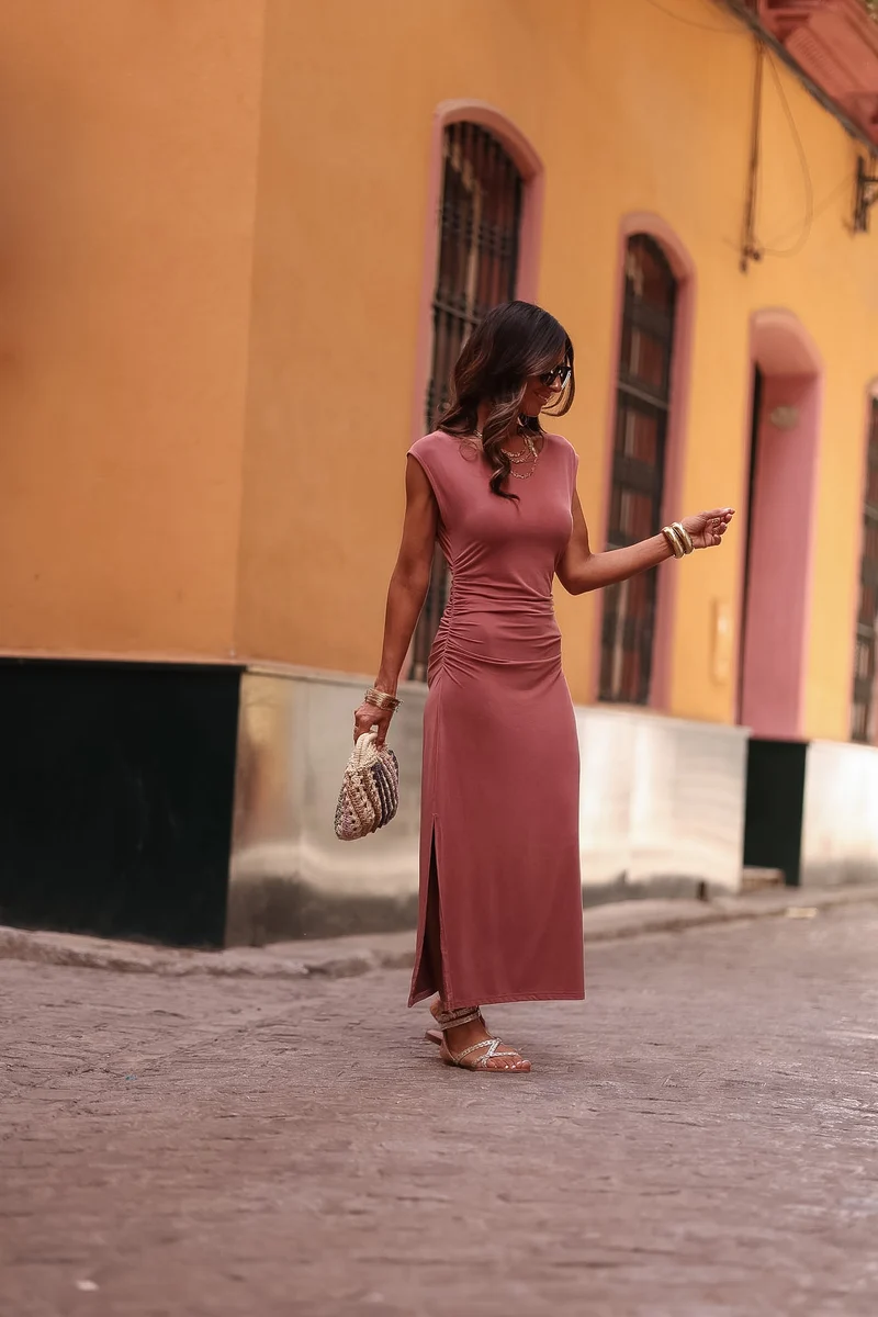 Robe Maia rose