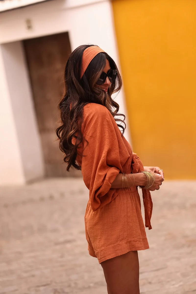 Ensemble Belize terracotta