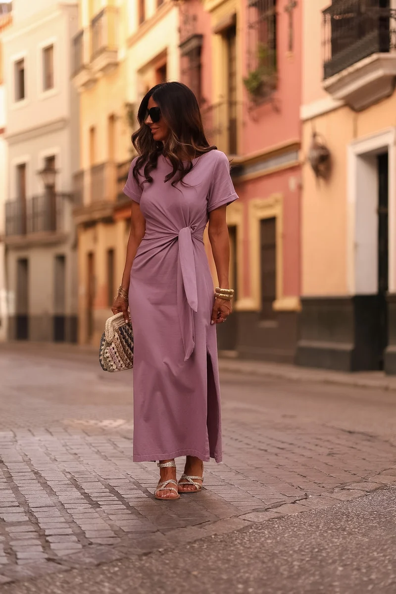 Robe Cléo parme