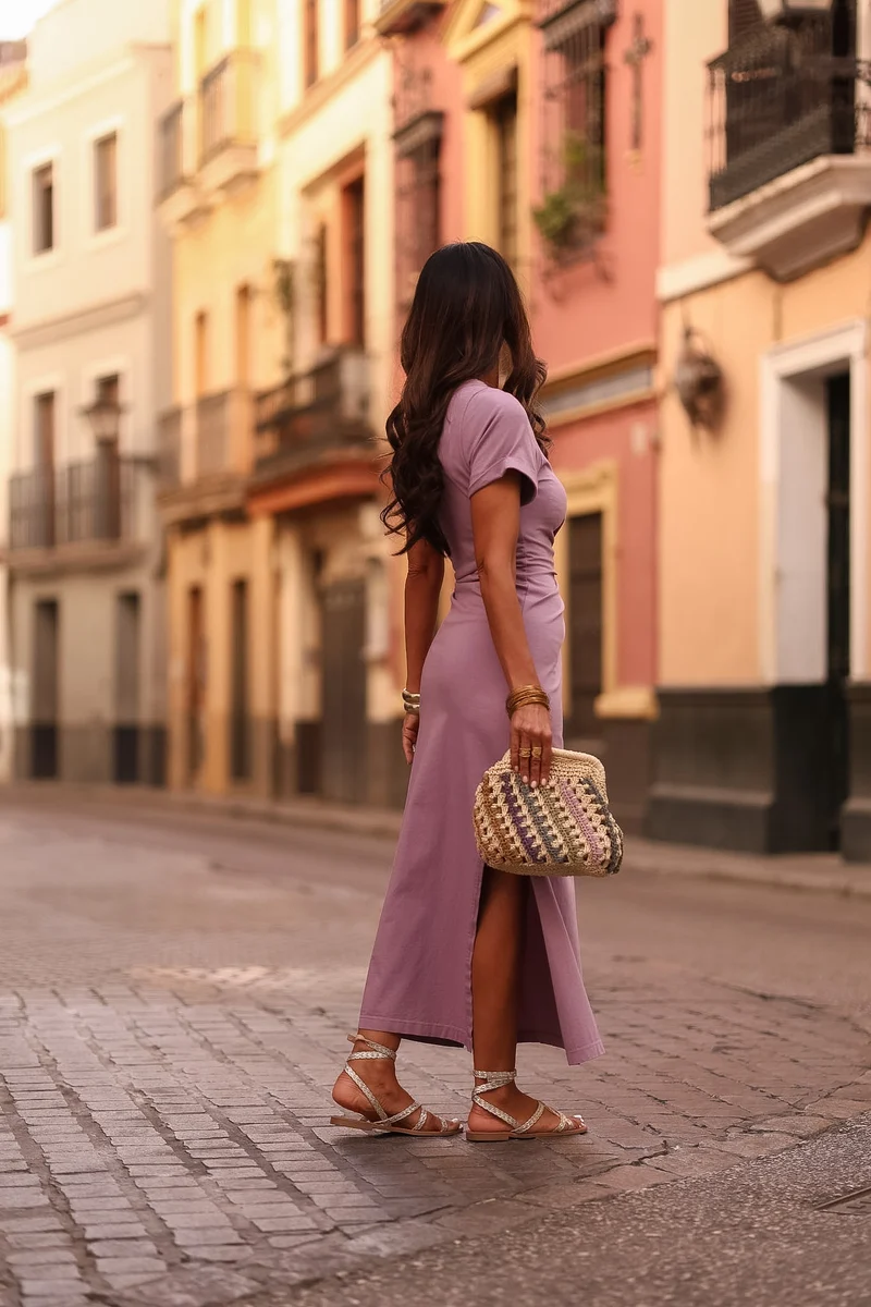 Robe Cléo parme