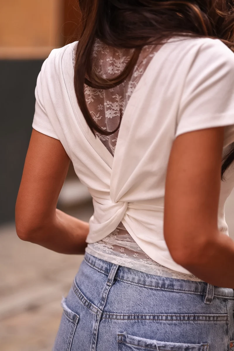 Tee-shirt Simona blanc