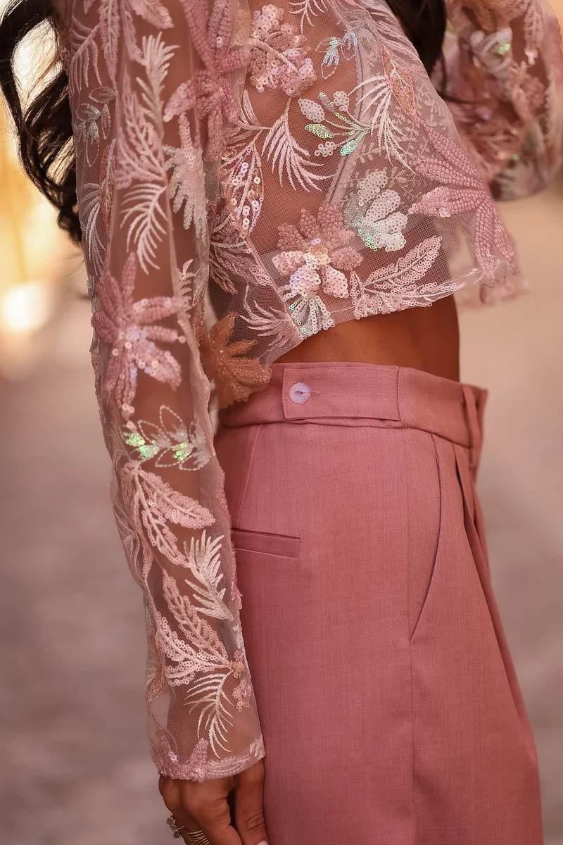 Pantalon Rafael rose