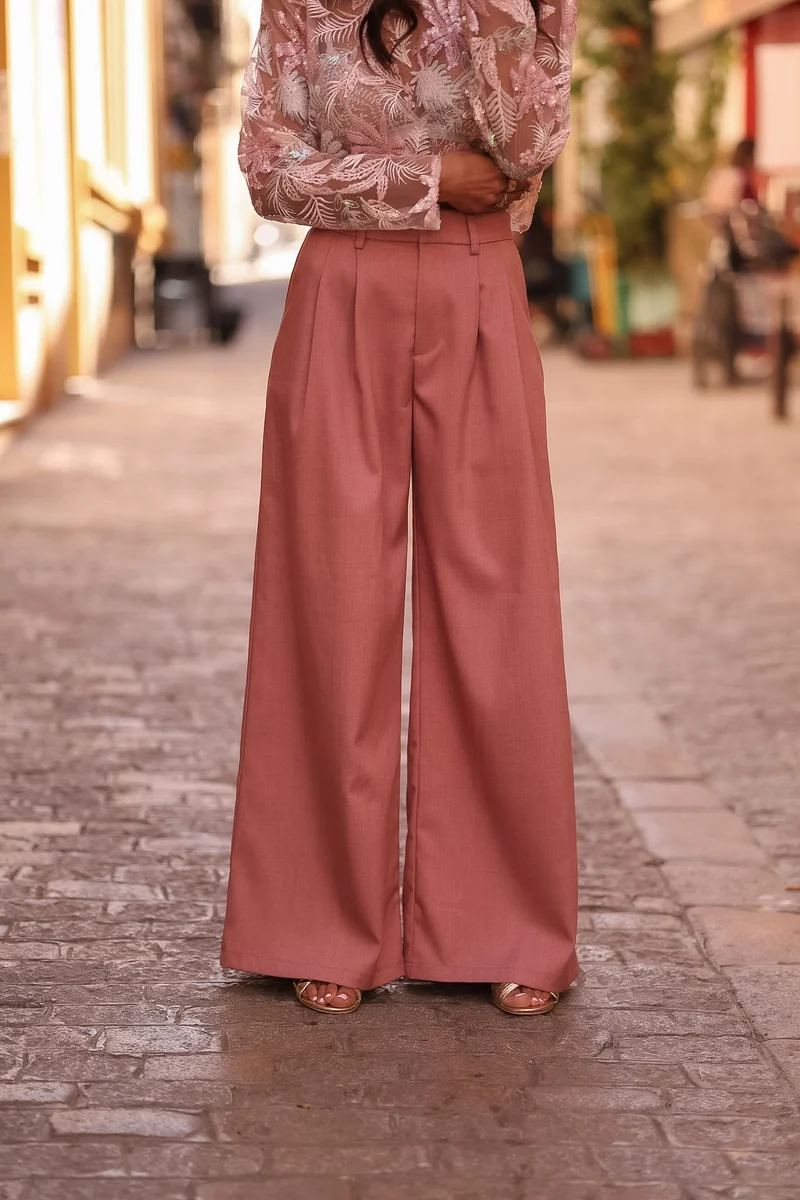 Pantalon Rafael rose