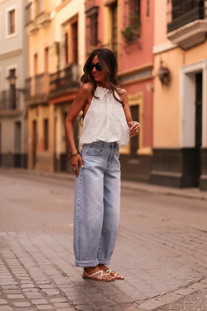 Top Willa blanc