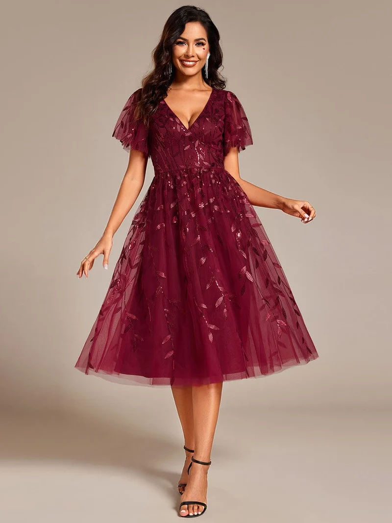 Ever-Pretty Échantillon de Sequins Feuille