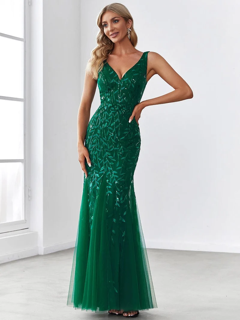 Ever-Pretty Échantillon de Sequins Feuille