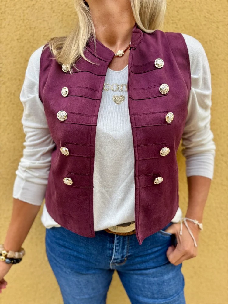 Veste Michaela prune