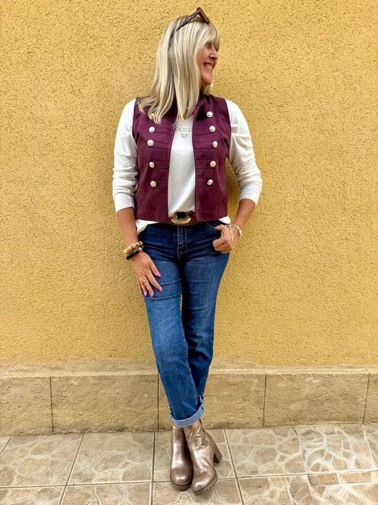 Veste Michaela prune