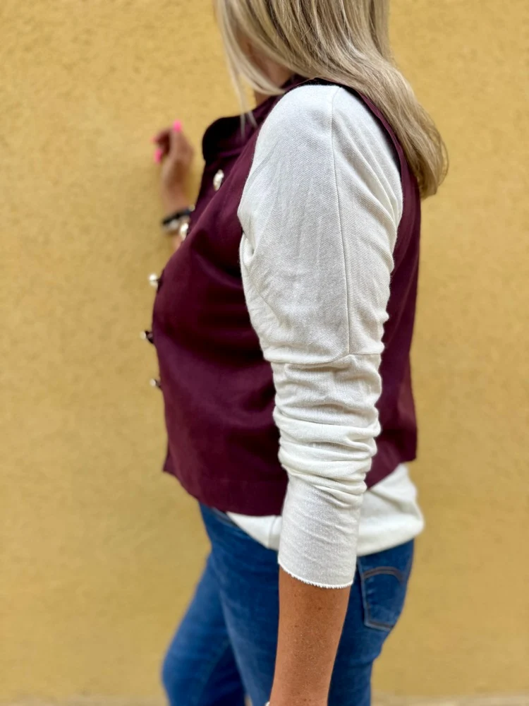Veste Michaela prune