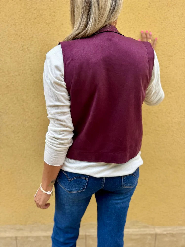 Veste Michaela prune