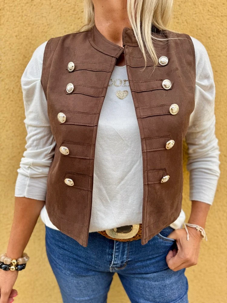 Veste Michaela chocolat
