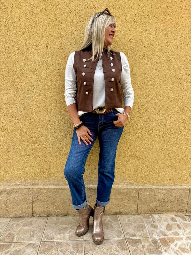 Veste Michaela chocolat