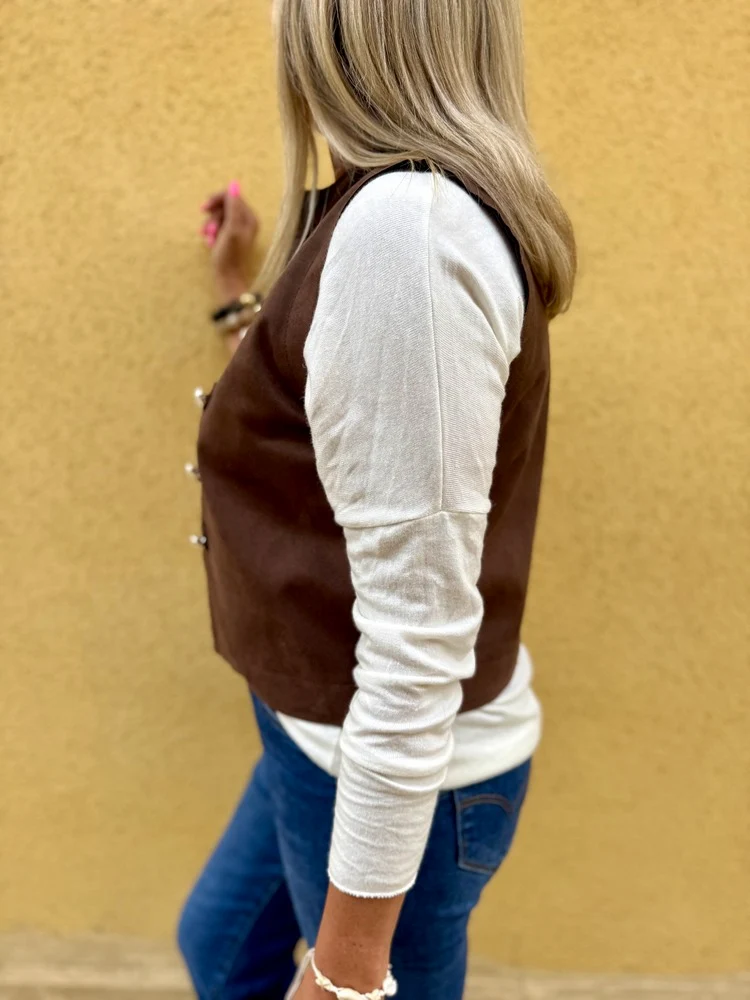 Veste Michaela chocolat