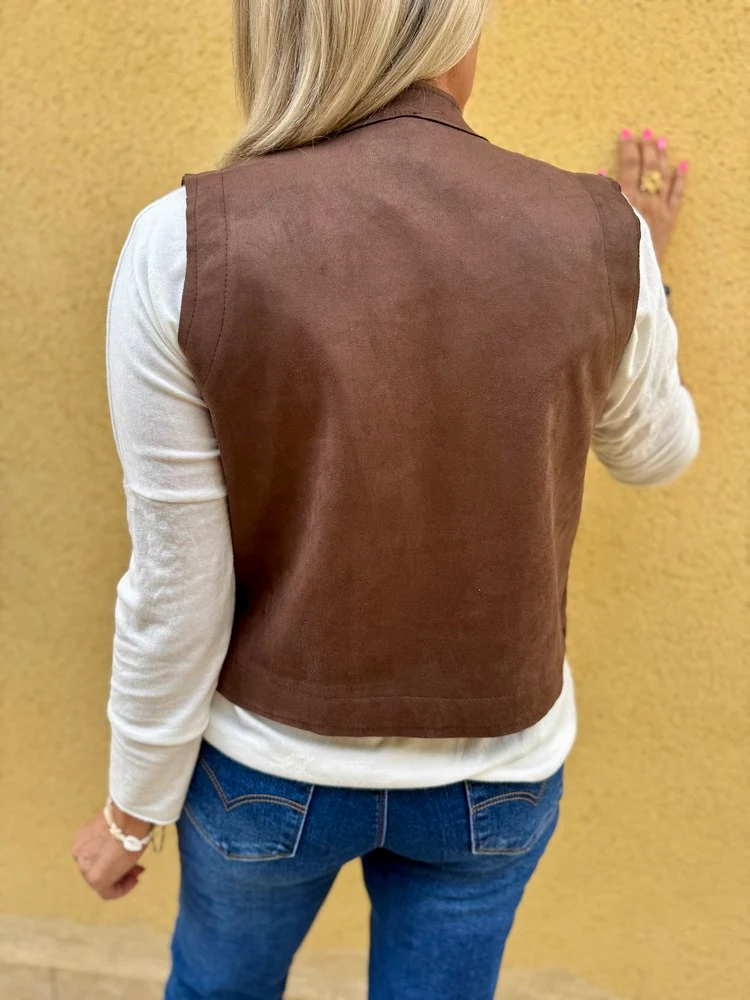 Veste Michaela chocolat