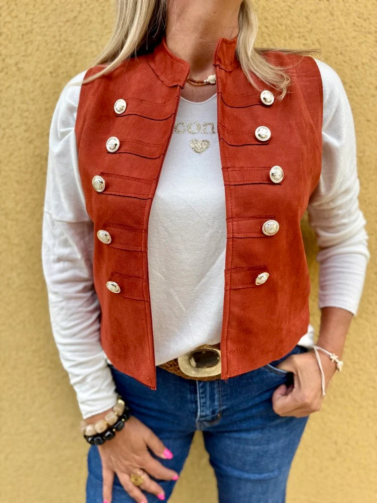 Veste Michaela brique