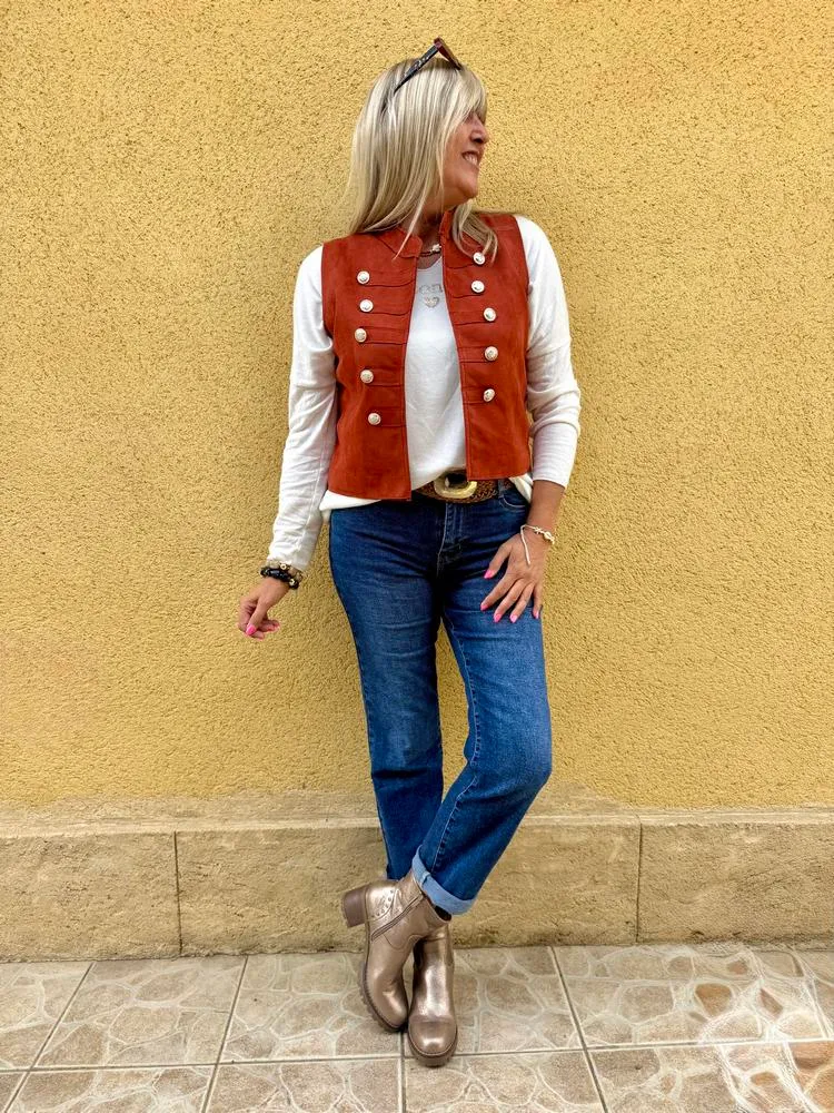 Veste Michaela brique
