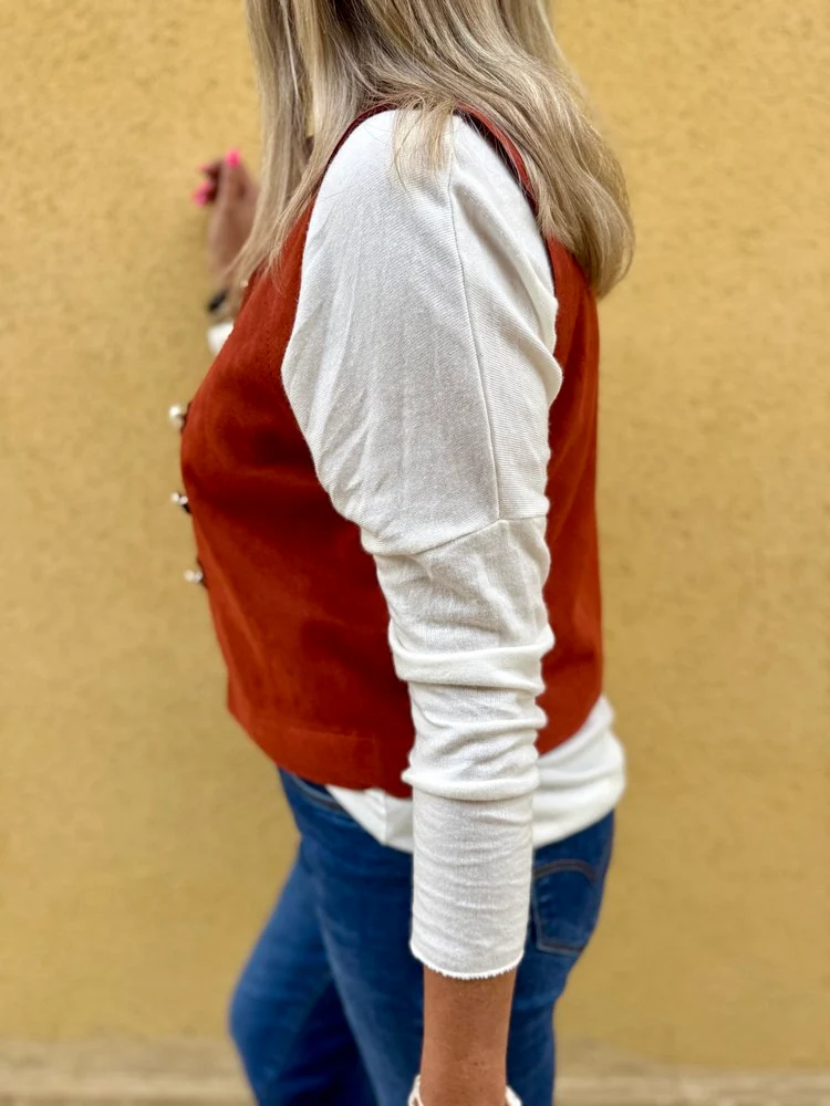 Veste Michaela brique