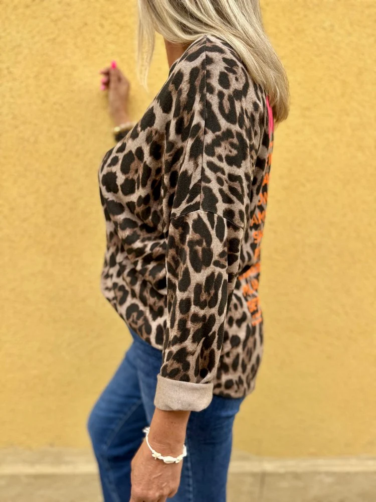 Pull fin Léo Iconic taupe