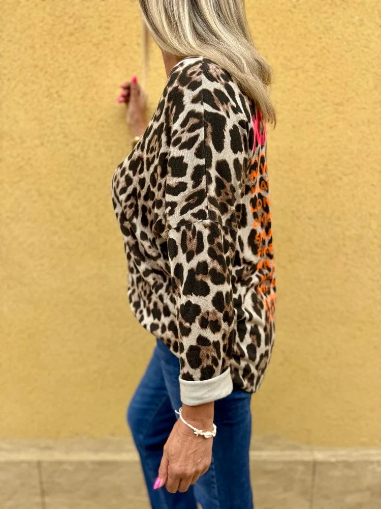 Pull fin Léo Iconic beige