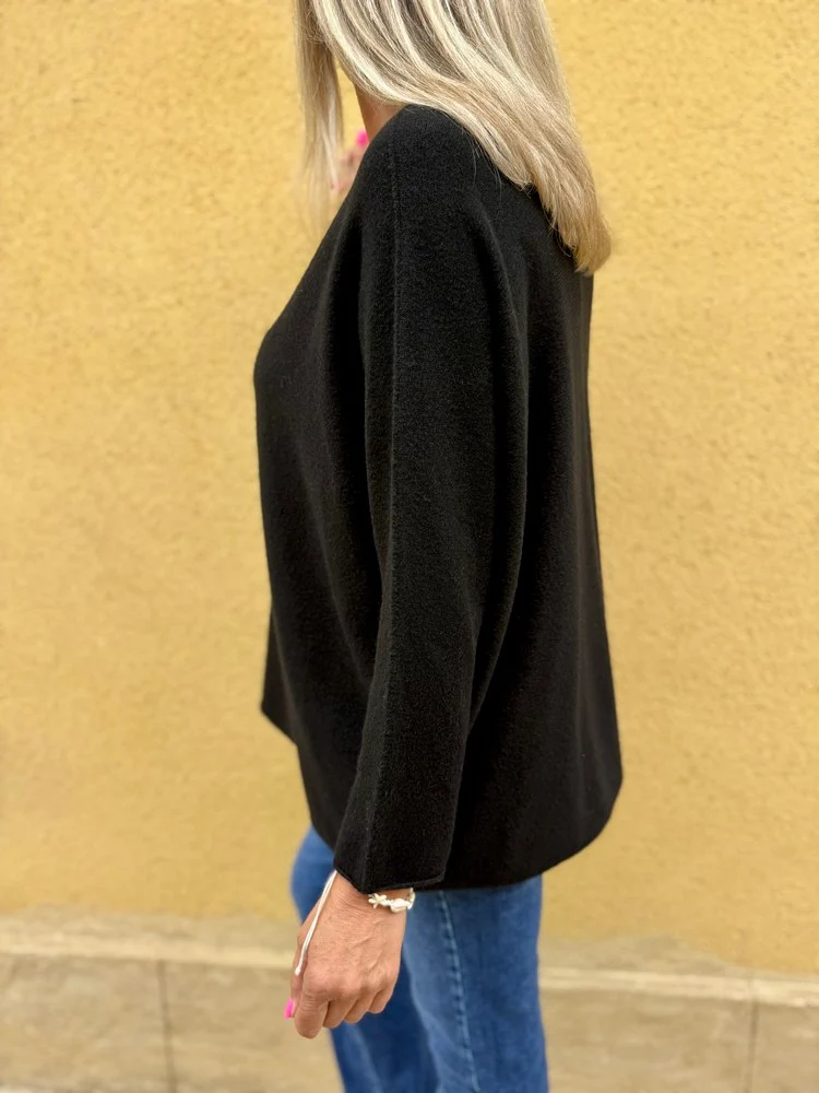 Pull méga loose Pablo noir
