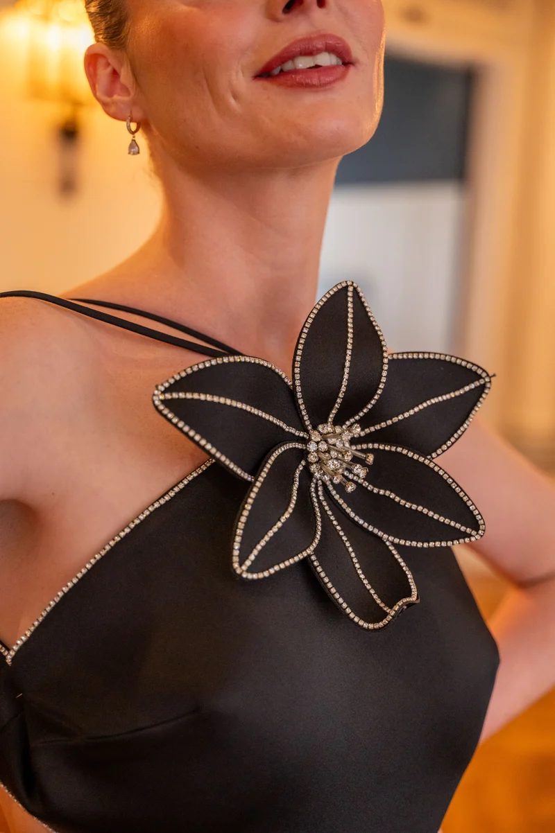 Robe Orchid noire