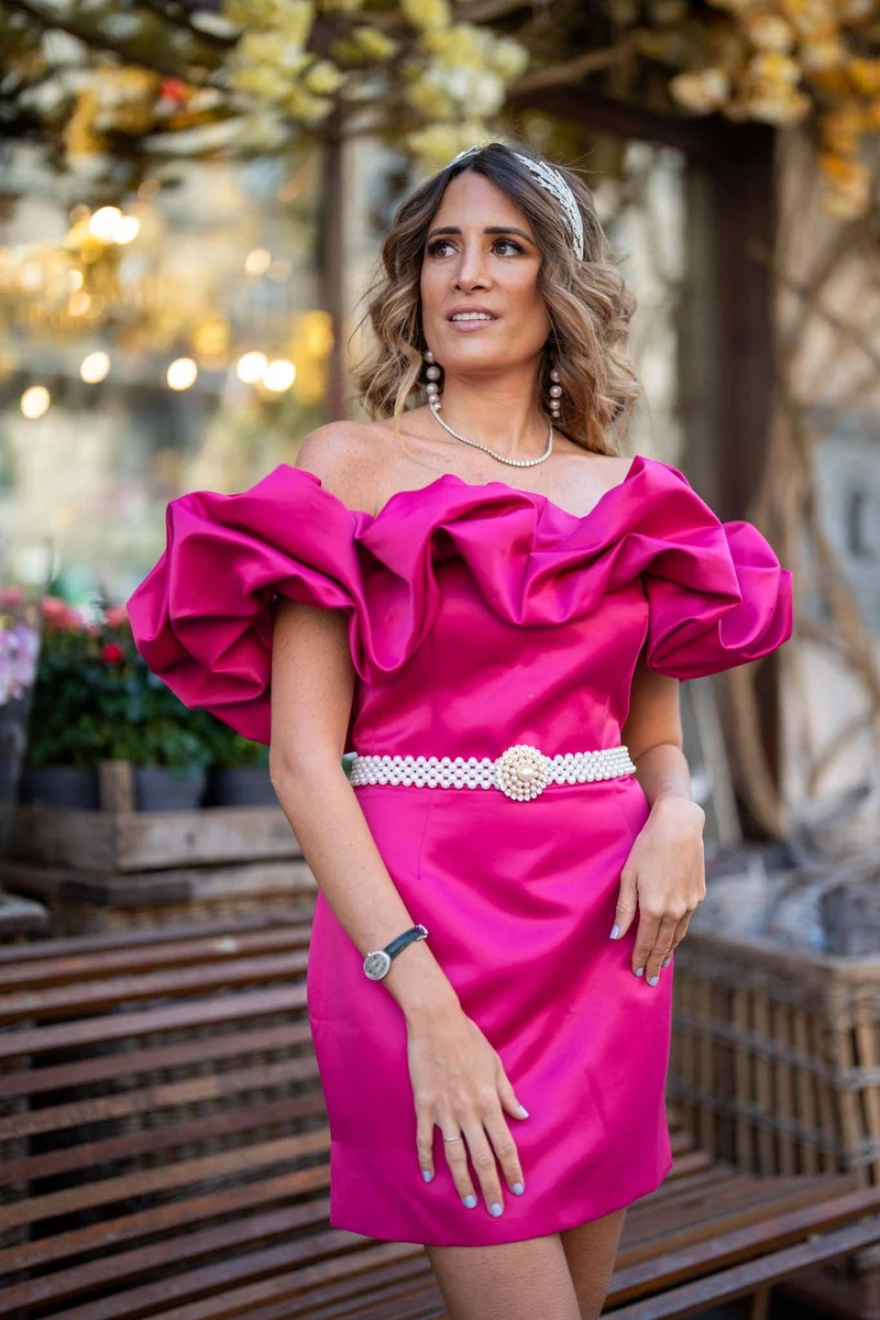 Vente Robe nuage framboise