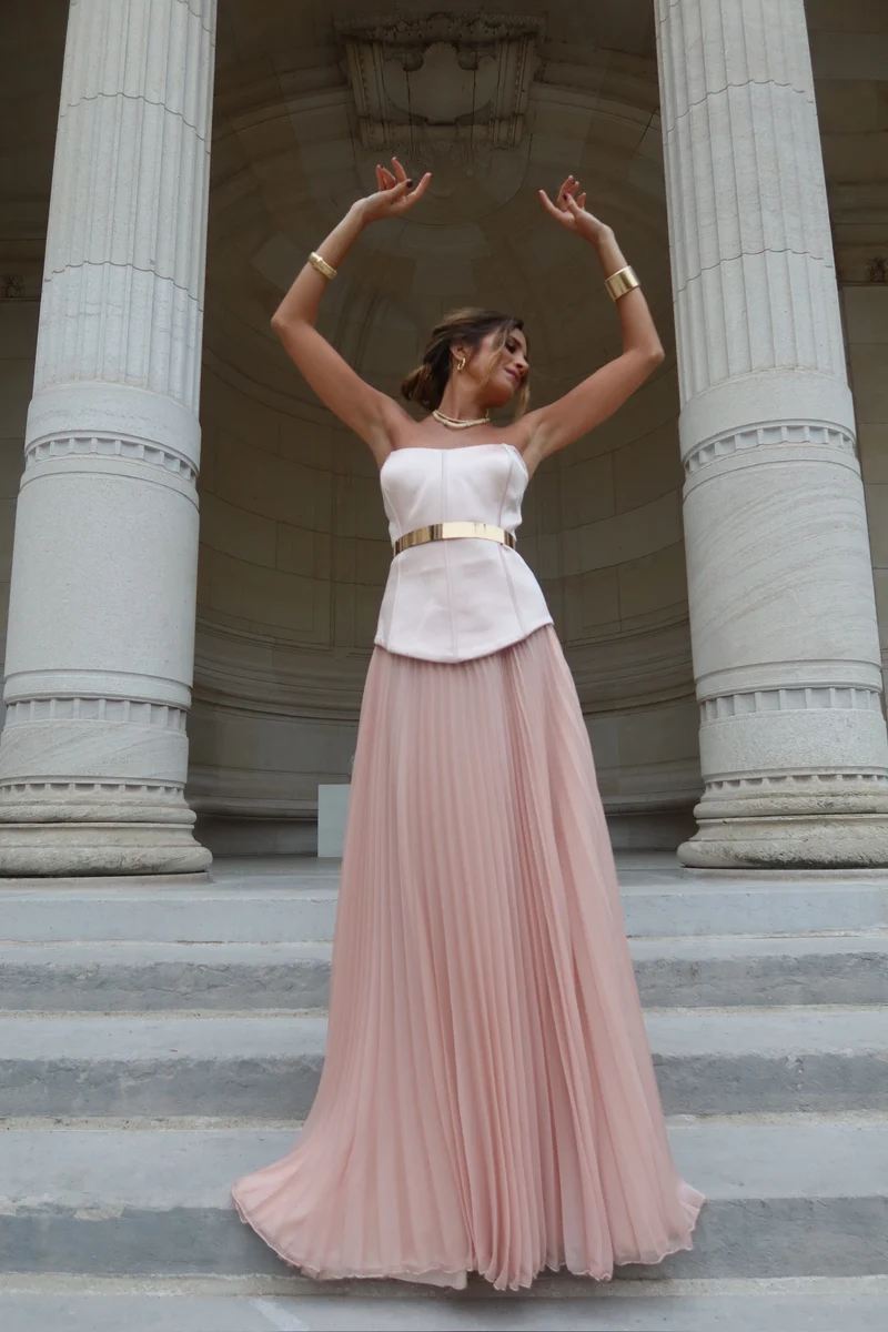 Robe Lancome rose pale