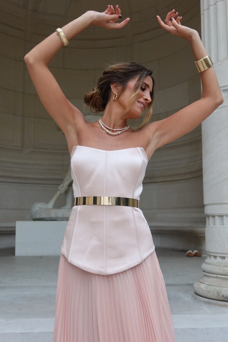 Robe Lancome rose pale