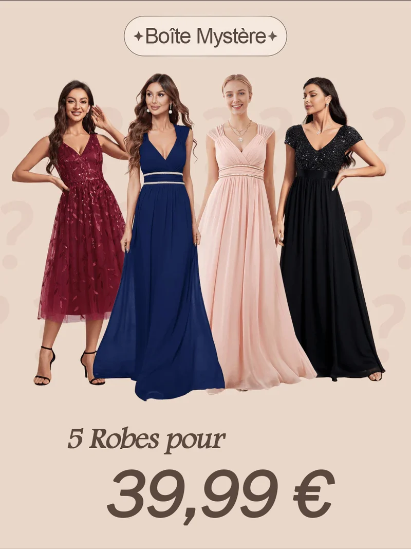 Boîte Mystère Ever-Pretty : 5 Robes pour 39,99 €