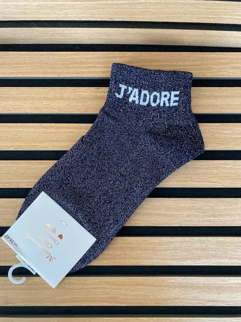 Chaussettes courte « J’adore »