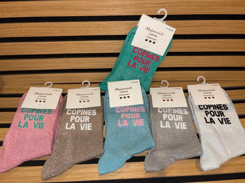 Chaussettes « Copines pour la vie »
