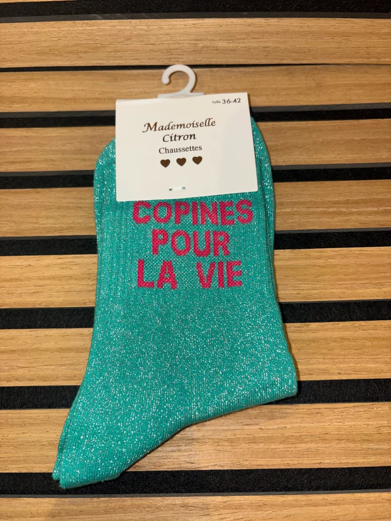 Chaussettes « Copines pour la vie »