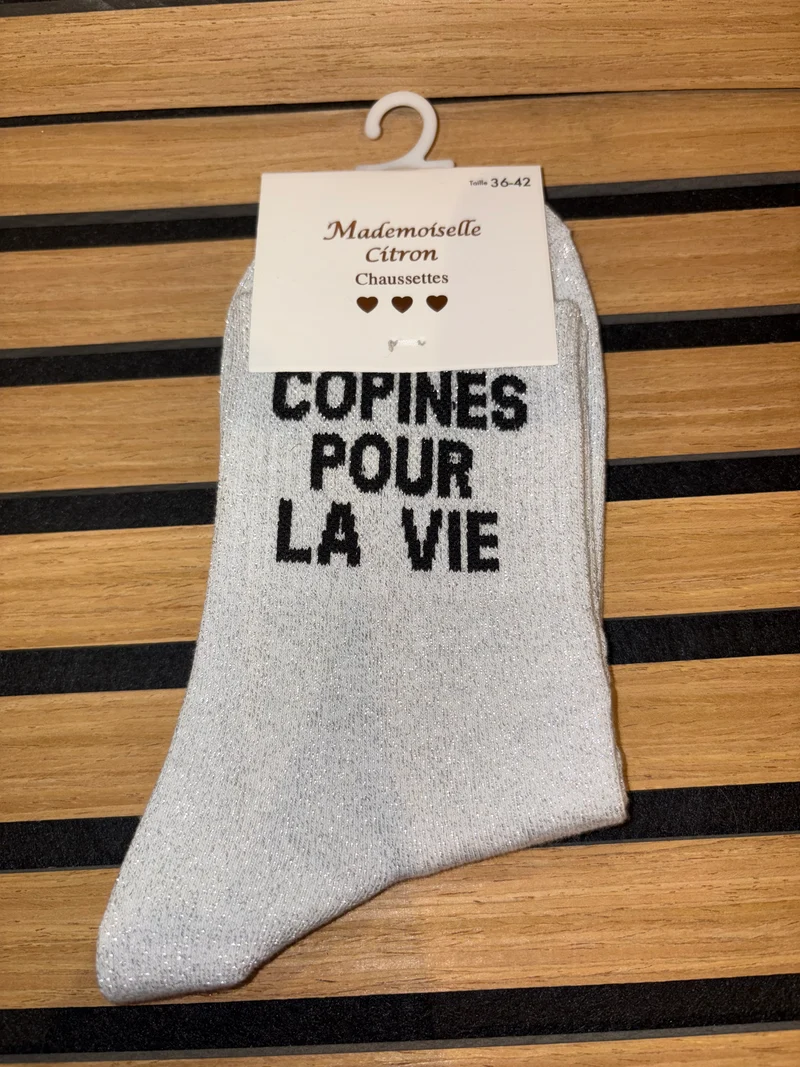 Chaussettes « Copines pour la vie »