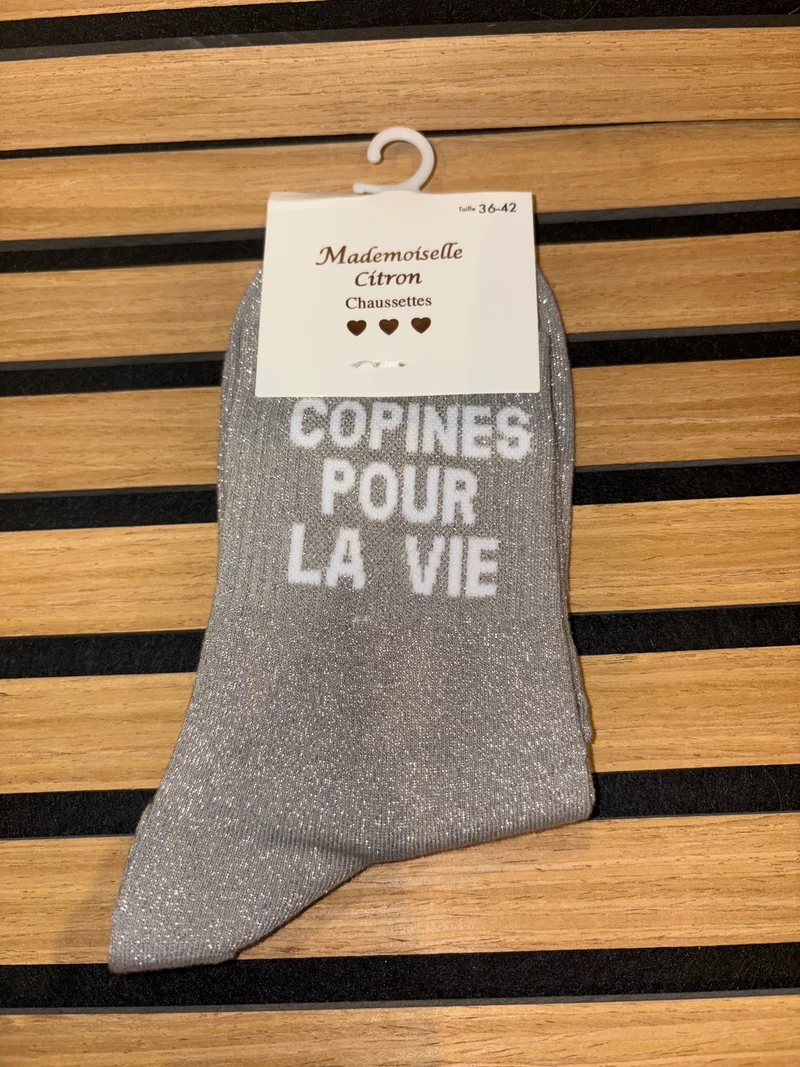 Chaussettes « Copines pour la vie »
